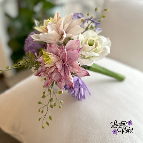 Lotus and Posies Bouquet
