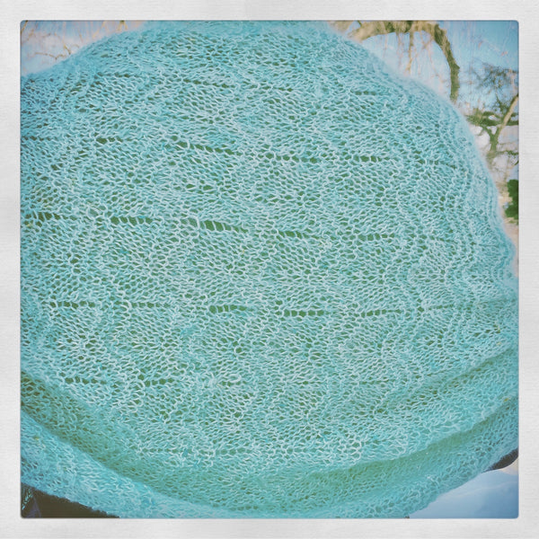 Aurora Shawl Knitting Pattern DIGITAL DOWNLOAD